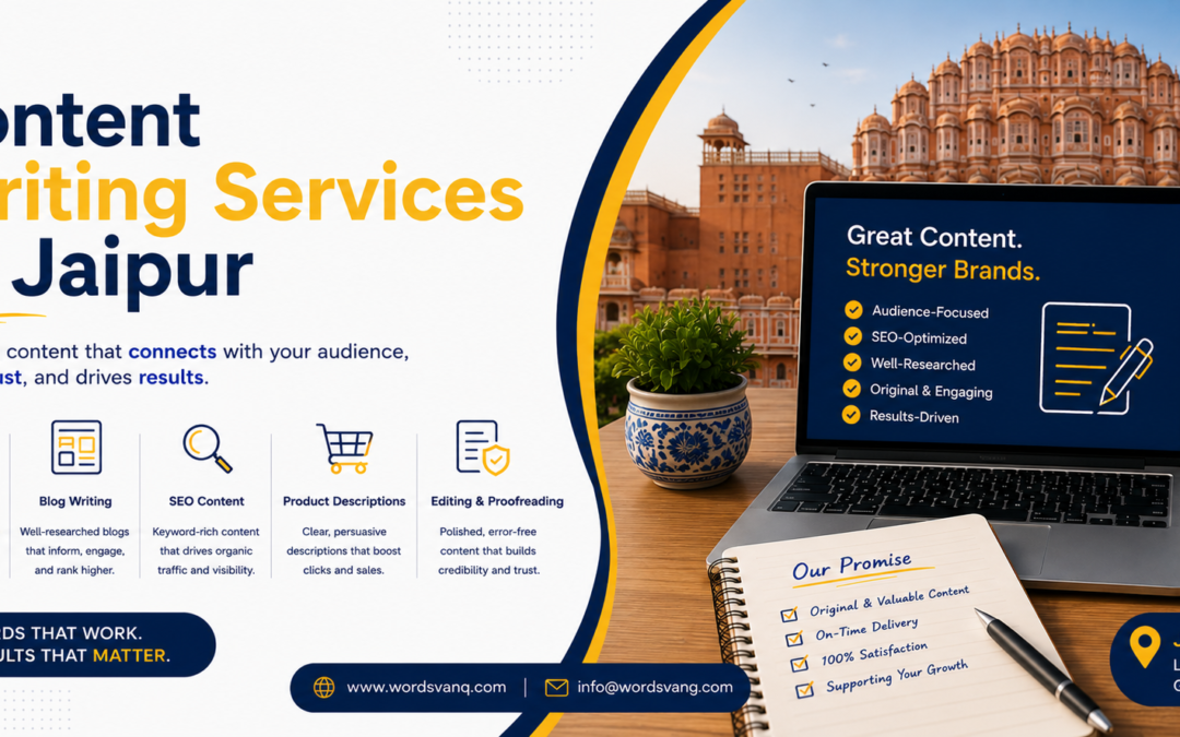 Content Writing Services in Jaipur: The Complete Guide for Businesses Ready to Rank on Google