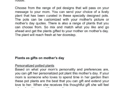 Gift Plants This Mother’s Day